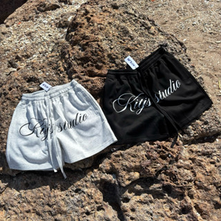 KITJS - Quần Short Nỉ Hai Da ' BIG LOGO' Form Trên Gối
