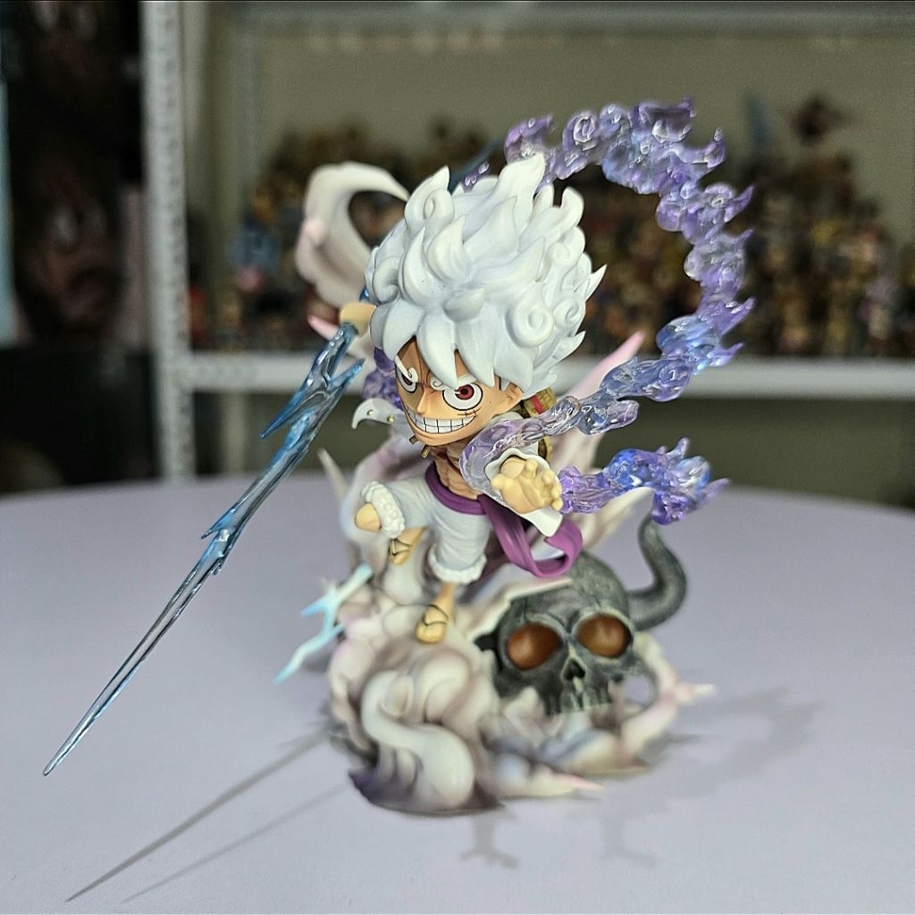 [Chính Hãng Resin] Mô Hình One Piece Luffy Gear 5 Nika XS Studio - Full Box - Base Có Led - Luffy Re