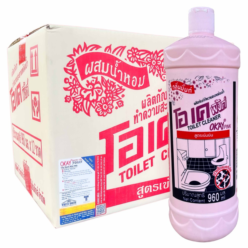 Tẩy toilet đa dụng hàng Thái Lan thương hiệu OKAY