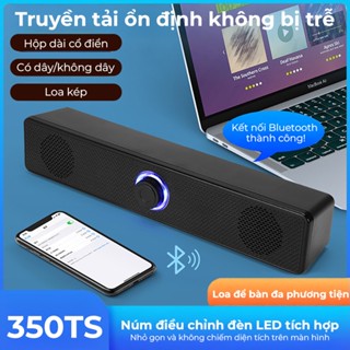 Loa bluetooth vi tính Leerfei E-350T Loa bluetooth mini cho máy tính vi tính có dây có bass