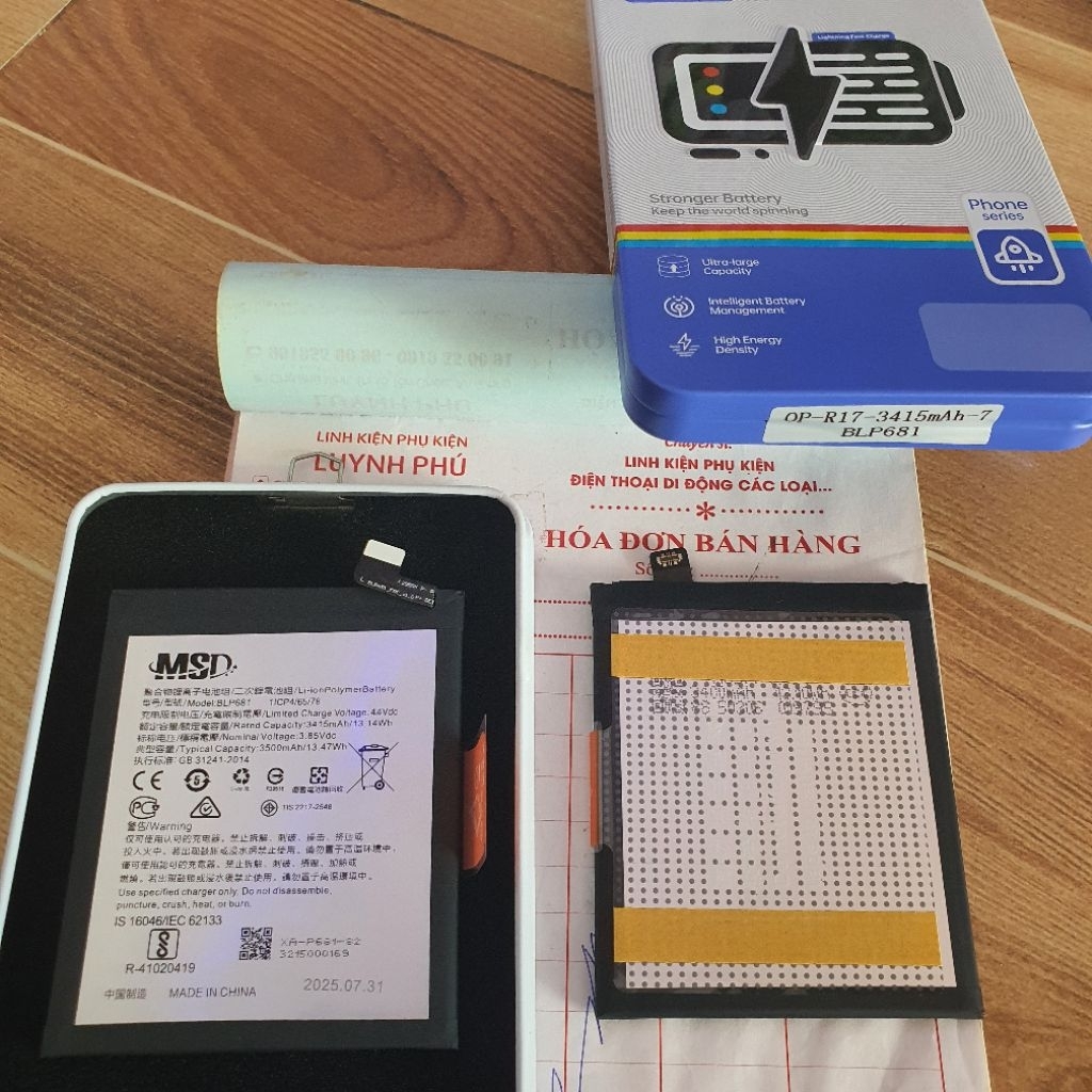 Pin Oppo F9/F9 pro/R17/BLP681/BLP683 hàng mới