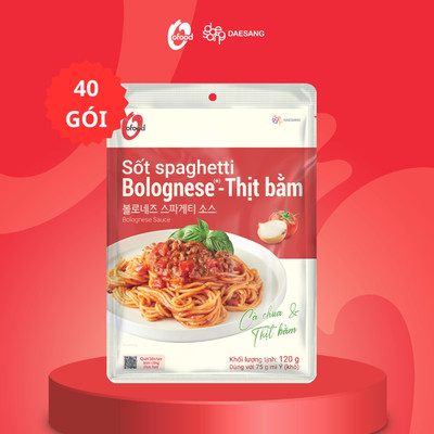 [THÙNG 40 GÓI] Sốt Spaghetti O'Food gói 120g
