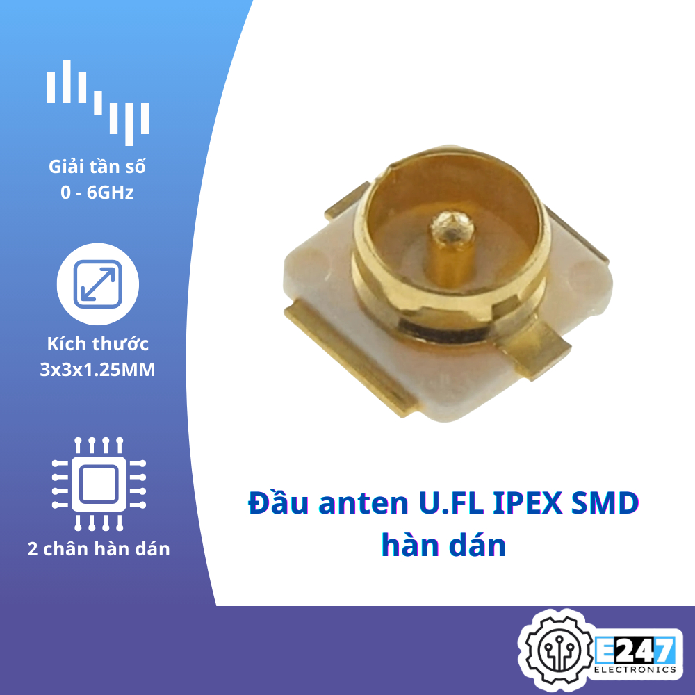 Đầu Anten U.FL IPEX Hàn Dán (5Pcs)