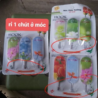 6 móc treo tường có đinh đóng