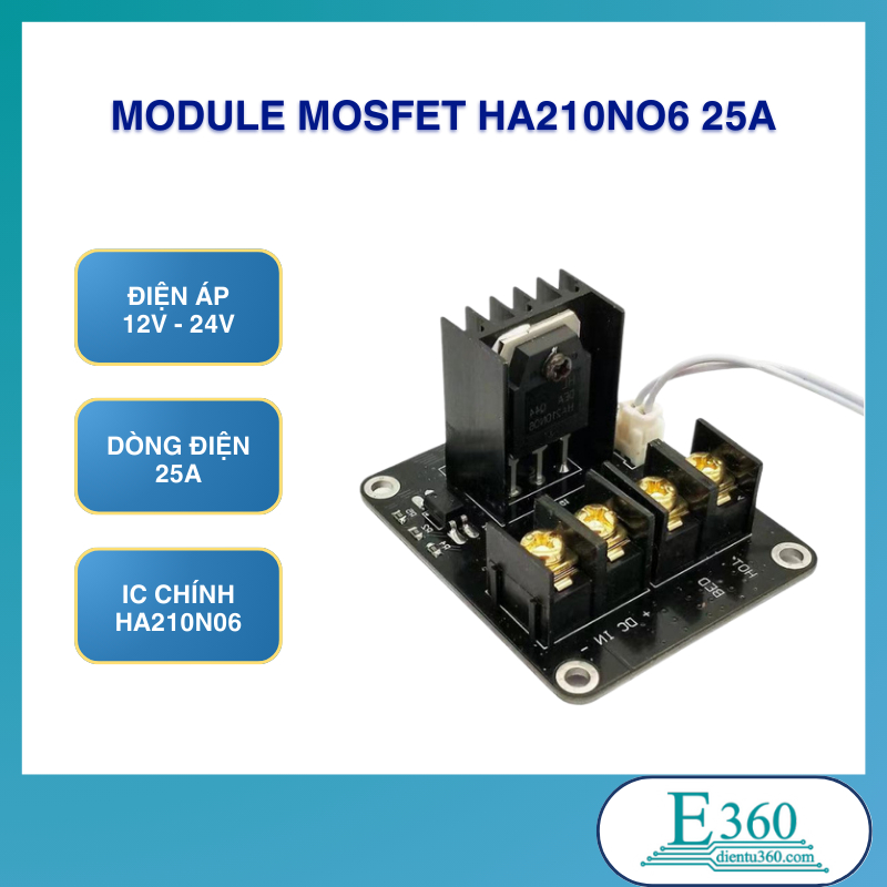 Module MOSFET HA210NO6 25A