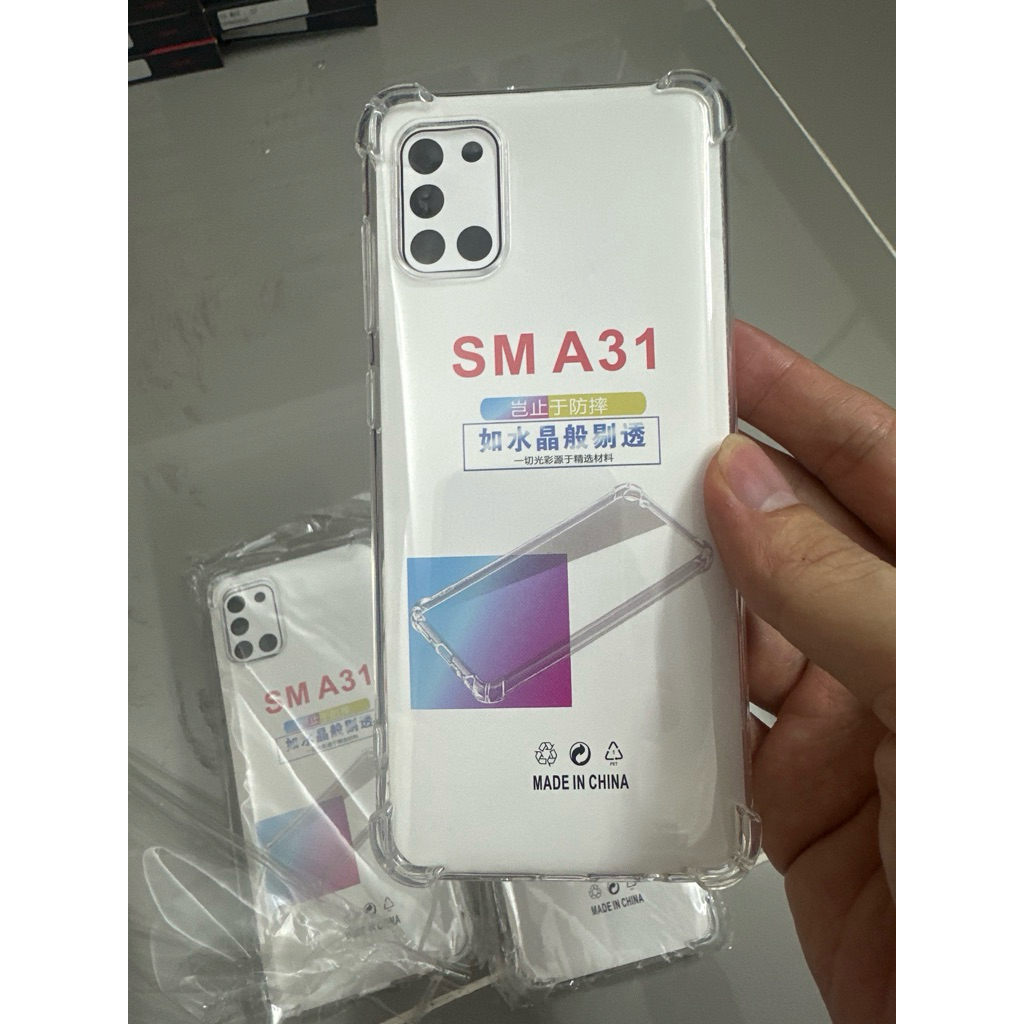 Ốp lưng silicon dẻo trong suốt chống sốc cho SamSung Galaxy A21S/ A31/ A51/ A71