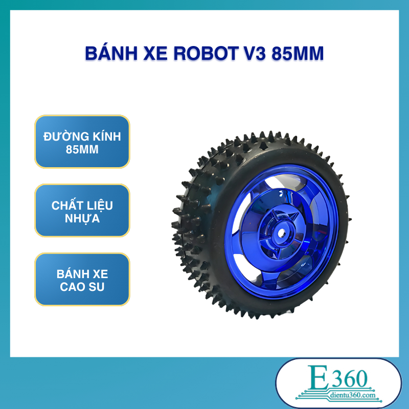 Bánh Xe Robot V3 85mm