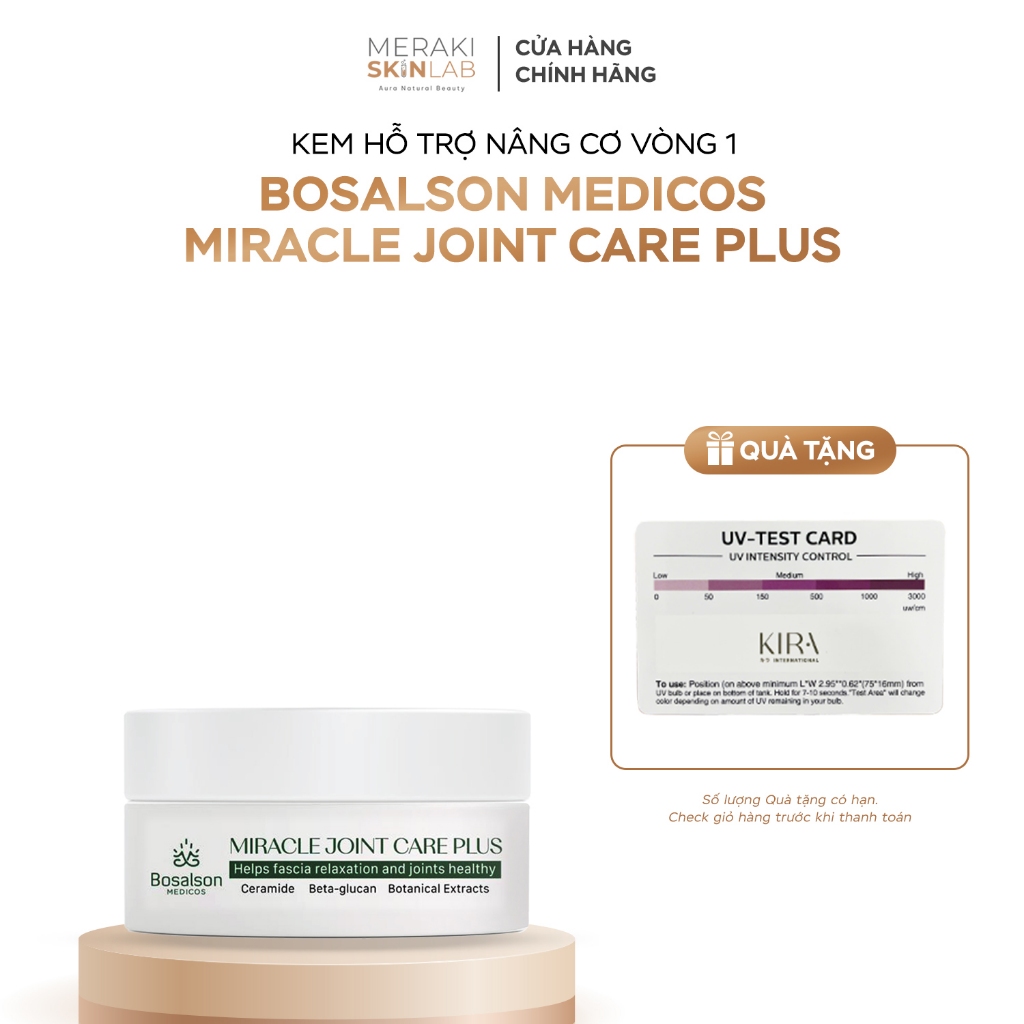 [BOSALSON MEDICOS] Kem Hỗ Trợ Nâng Cơ Vòng 1 BOSALSON MEDICOS MIRACLE JOINT CARE PLUS