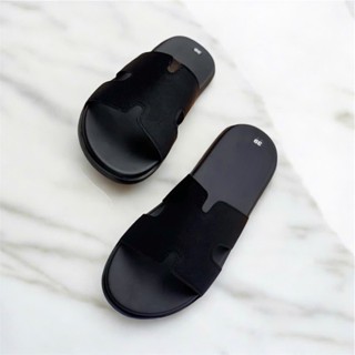  Dép Nam  Dép Hm qoai da mẫu mới đế cao su êm chân bền đẹp đi êm chân thời trang trẻ hot trend 2025 