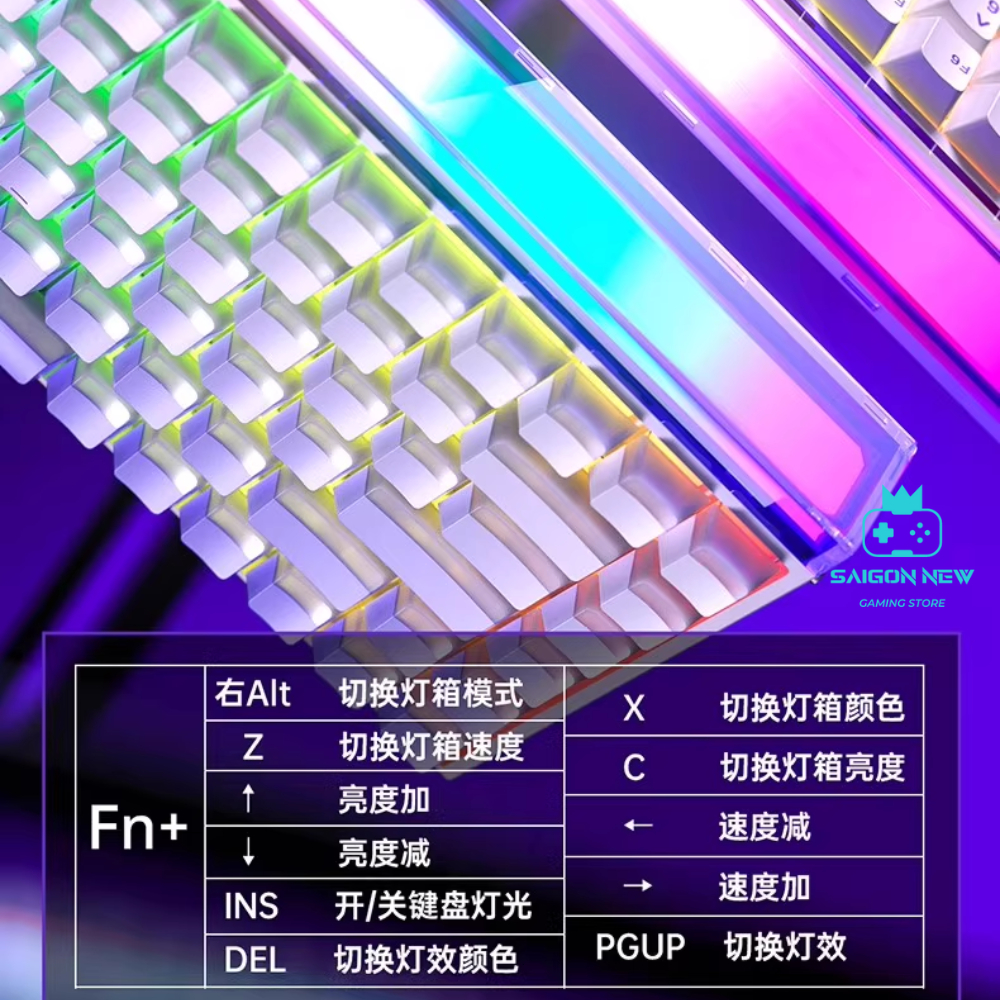 Bàn phím cơ Gaming Aula Hero84 - Công nghệ Rapid Trigger 0.01mm - Hỗ trợ 8k - Có Hotswap - LED RGB | BigBuy360 - bigbuy360.vn