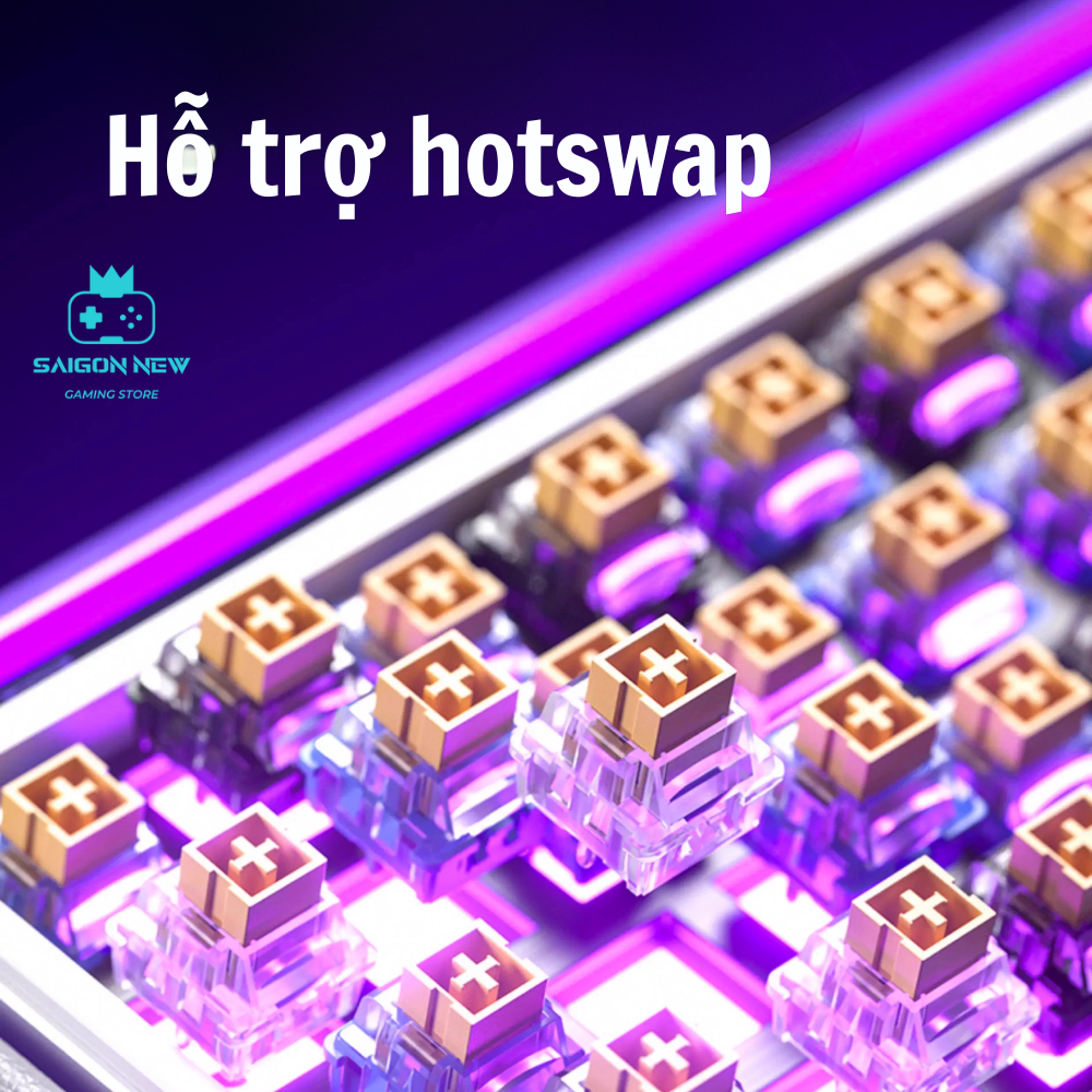 Bàn phím cơ Gaming Aula Hero84 - Công nghệ Rapid Trigger 0.01mm - Hỗ trợ 8k - Có Hotswap - LED RGB | BigBuy360 - bigbuy360.vn