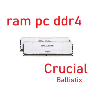ram ddr4 pc 8gb và 16gb Crucial Ballistix tản nhiệt buss 2400 / 2666 / 3200 ..chuyên oc..như hình