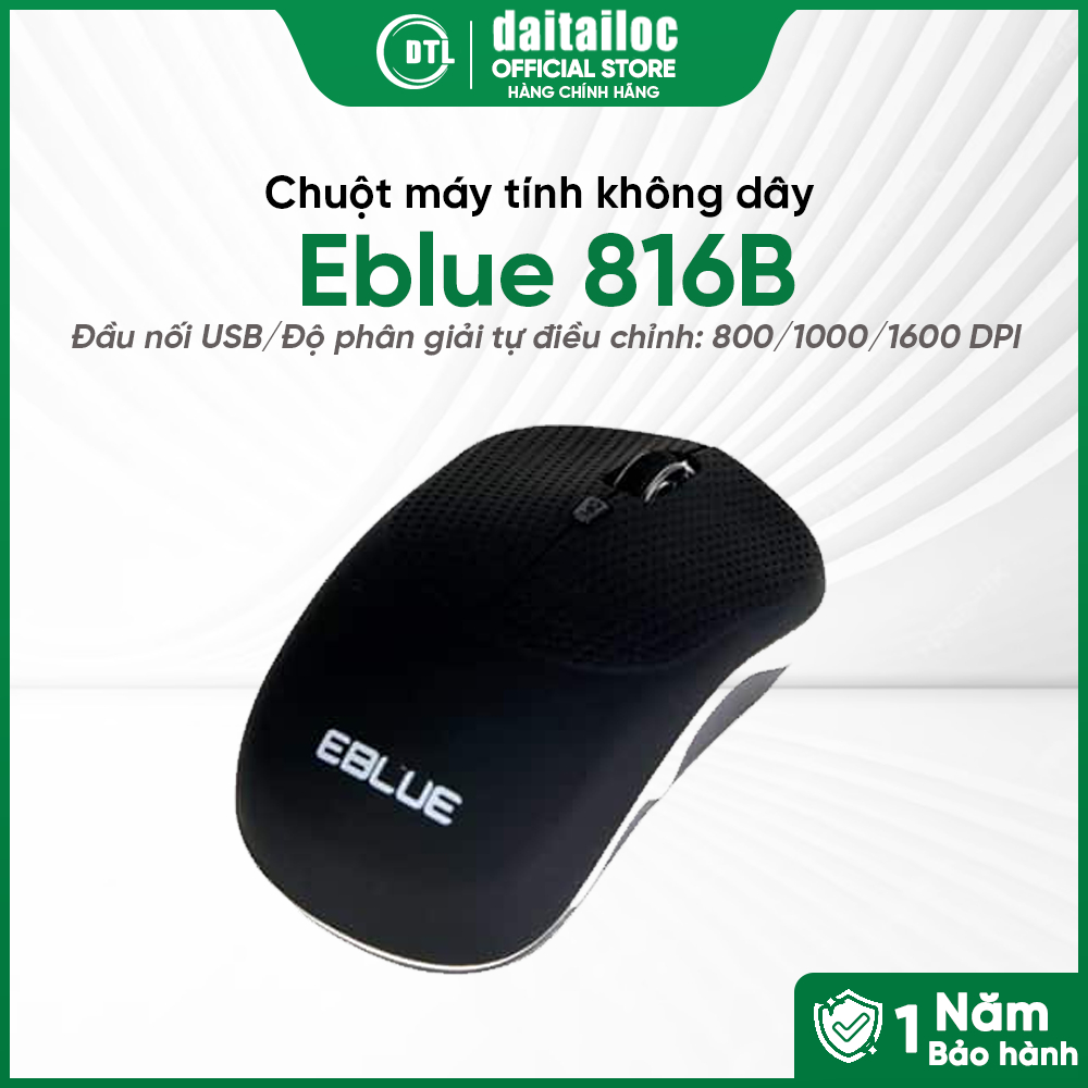 Chuột Không Dây Eblue EMS816 | Chính Hãng | Bảo Hành 1 Năm