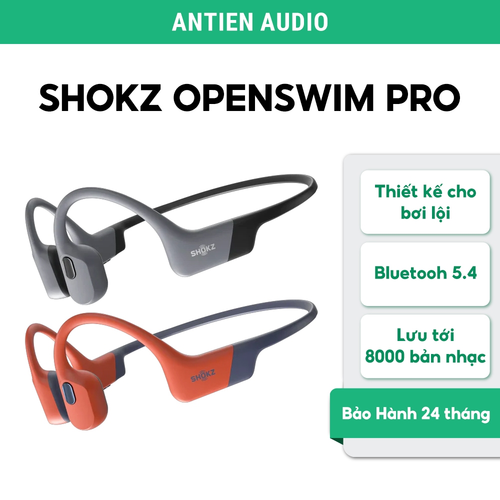 Tai Nghe Bơi Lội Truyền Âm Thanh Qua Xương SHOKZ OPENSWIM PRO S710 Bluetooth Kết Hợp MP3 32GB