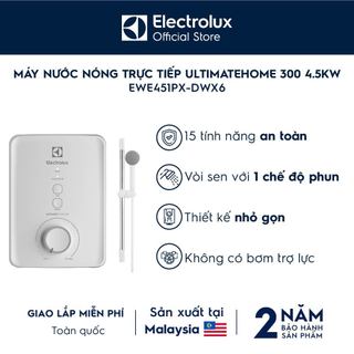  Free giao lắp - Máy nước nóng trực tiếp Electrollux UltimateHome 300 4.5kW EWE451PX-DWX6 - gọn đẹp an toàn 
