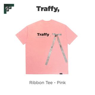  Áo Thun TRAFFY "Đín Nơ" SS1 Màu Hồng  Xanh 100% Cotton Unisex 