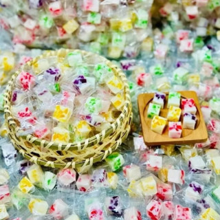  500gam kẹo dẻo sữa chua hương vị trái cây mix vị 