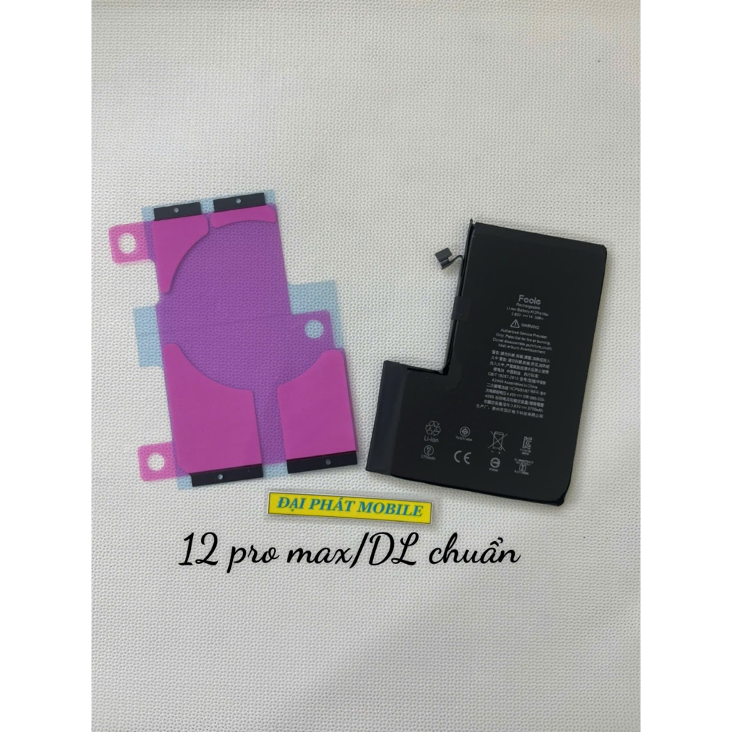 Pin/ Cell Pin 12 Pro Max - Sạc Siêu Bền - BH 12 Tháng - Cell BH 6 Tháng