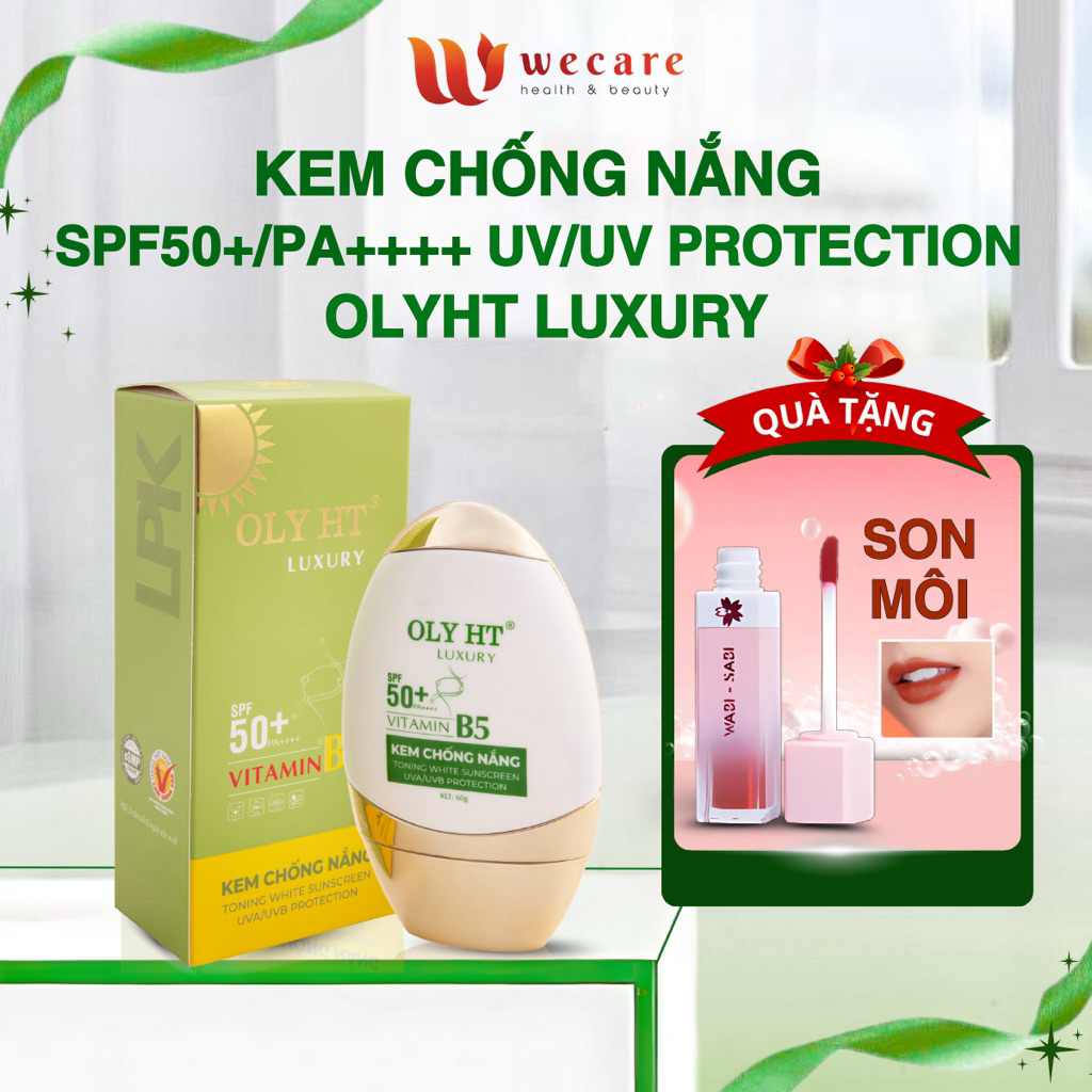 Kem Chống Nắng SPF50+/PA++++ OLY HT LUXURY-015 60G