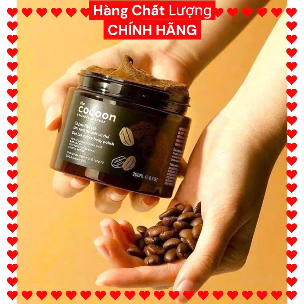 TẨY DA CHẾT COCOON CÀ PHÊ ĐẮK LẮK
