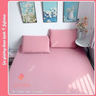  Ga giường 1m6x2m thun lạnh Ý JAFUMA | Ga lẻ Bộ 3 món 4 món 5 món Drap bọc nệm 1m6 Thoáng mát 