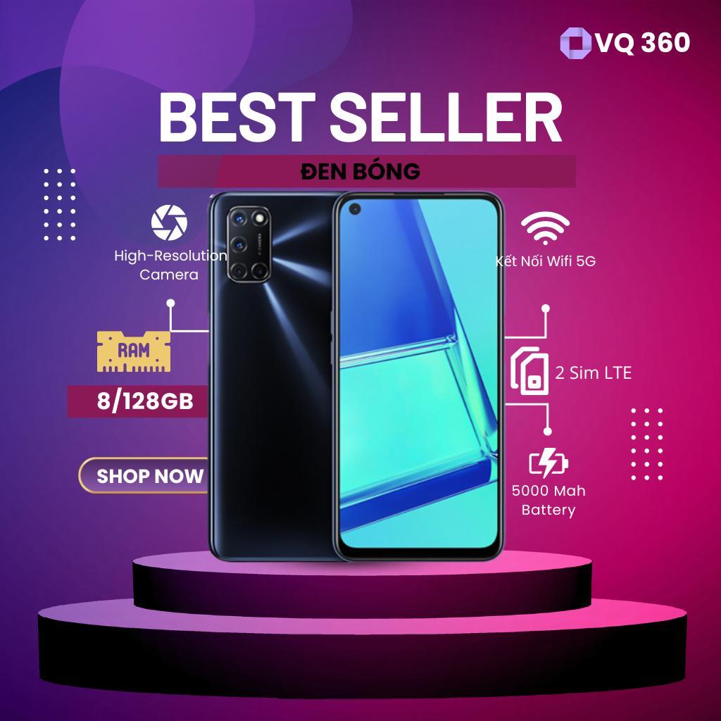 Điện Thoại OPPO A92 – RAM 8GB ROM 128GB – Màn 6.5 inch Full HD+ – Pin 5000mAh – Chính Hãng Giá Rẻ