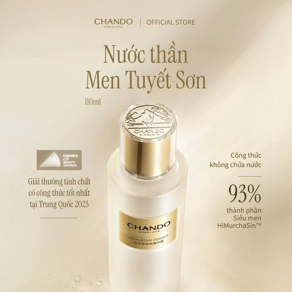 [VHLx Chando Himalaya] Tinh Chất Cô Đặc Men Tuyết Sơn Hỗ Trợ Phục Hồi Da Lão Hóa 110ml CHANDO Himala