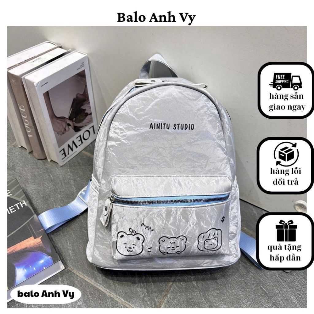 🔥𝐒𝐀𝐋𝐄 ĐẬ𝐌 balo da nhung full màu hàng VN loại 1 mẫu mới hottrend vừa laptop vừa giấy A4
