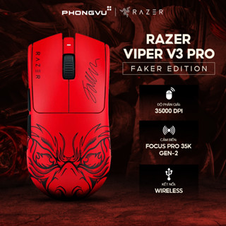 Chuột Gaming không dây Razer Viper V3 Pro - Faker Edition (RZ01-05120500-R3M1) - Bảo hành 24 tháng