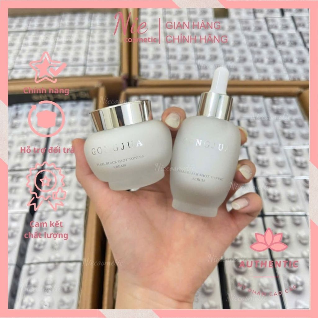 [Công ty] Bộ Dưỡng Da Gongjua Hàn Quốc (Serum + Cream) – Cấp Ẩm, Tái Tạo Da, Làm Sáng Da