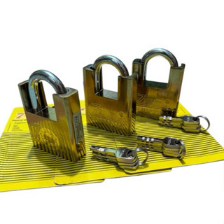  ComBo 3 Ổ Khoá Chống Cắt Loại Lớn 60mm Thép Nguyên Khối 