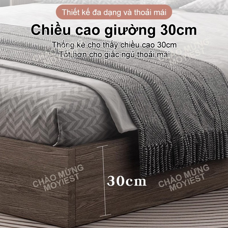 MY Giường gỗ tự nhiên cao cấp, giường đôi 1m5 - 1m8,có ngăn chứa đồ tiện lợi cho gia đìn | BigBuy360 - bigbuy360.vn