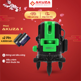 Máy Cân Bằng Laser AKUZA X Bóng Led Siêu Sáng, Tự động cân bằng, hàng chính hãng