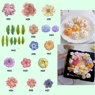  Khuôn Silicon - Set 14 Khuôn Hoa Hàn Quốc - Trang Trí Bánh Thạch Rau Câu - Trang Trí Nến 