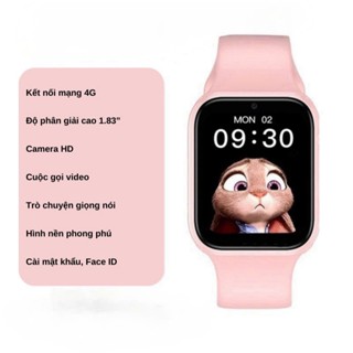 Đồng Hồ Định vị Trẻ Em Y36B Nghe Gọi Video 4G, Định Vị, chống nước IP67, sử dụng Tiếng Việt