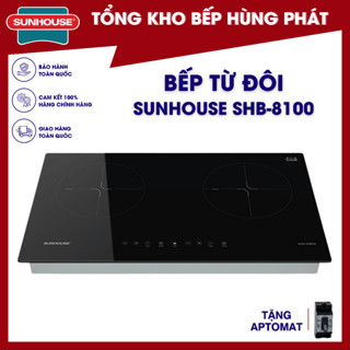 Bếp điện từ đôi Sunhouse SHB 8100