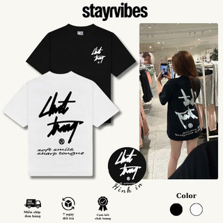  Áo Thun Chuột Trắng Hình In Big Logo Áo Phông Nam Nữ Form Rộng Unisex STAYRVIBES Full Tag Mạc Chuẩn 