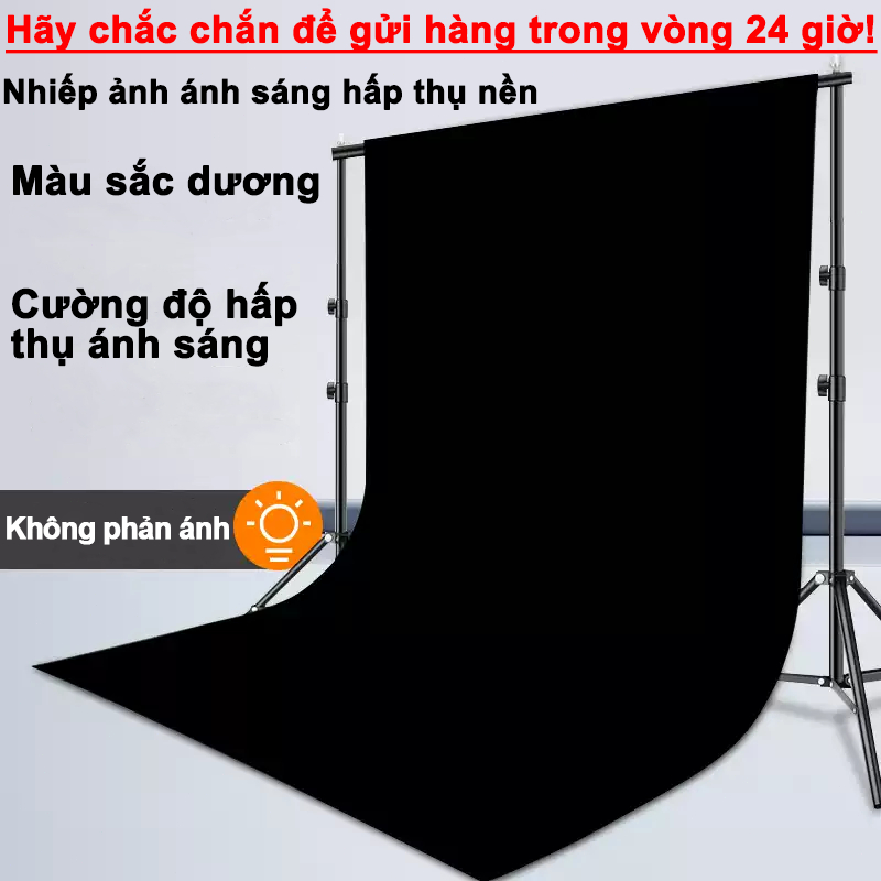 Vải nền chụp ảnh chuyên nghiệp,được thiết kế đặc biệt cho studio chụp ảnh và quay video,có màu đen,trắng và xanh lá cây