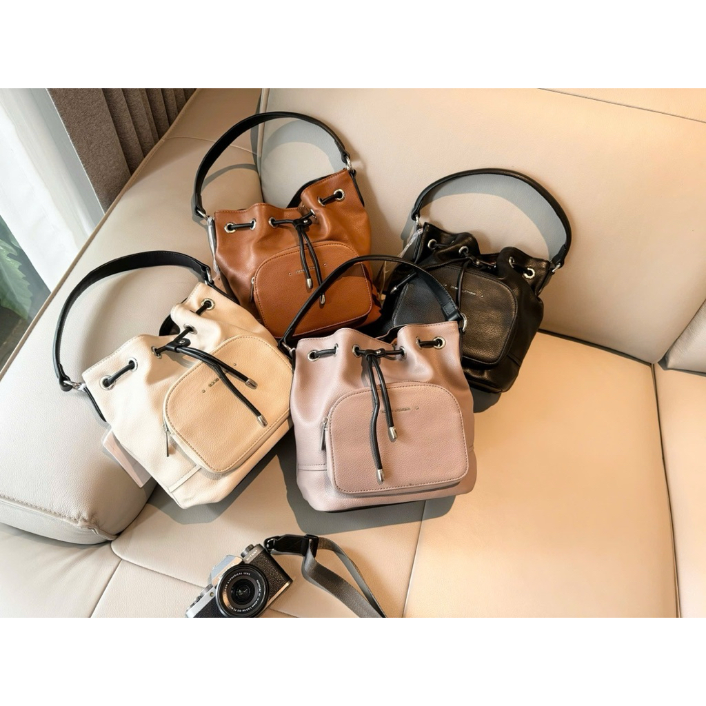 Túi bucket đeo chéo mẫu mới 4 màu david jones