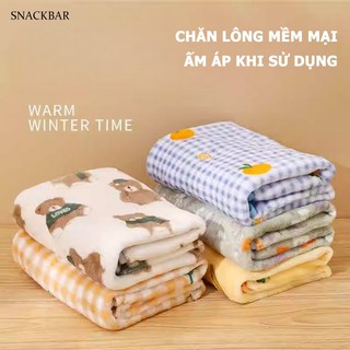 Chăn bông, mền đắp giữ ấm cho Chó Mèo SNACKBAR, Chăn cho thú cưng, thảm nằm mềm mại, ngủ ngon êm ấm, nhiều màu sắc