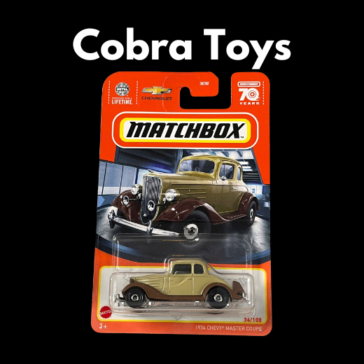 1934 CHEVY MASTER COUPE - Cobra Toys - MATCHBOX - Xe mô hình tỉ lệ 1:64
