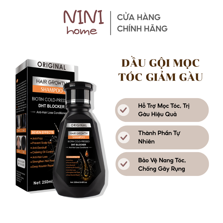 Dầu Gội Mọc Tóc Giảm Gàu, Dầu Gội  Kích Thích Mọc Tóc, Giảm Nấm Ngứa, Bảo Vê Nang Tóc Chắc Khỏe Mượt