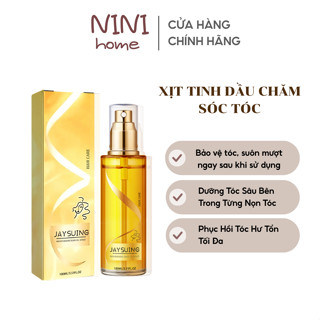 Xịt Tinh Dầu Dưỡng Tóc Phục Hồi Tóc Hư Tổn, Dưỡng Tóc Uốn, Nhuộm, Tóc Hư Tổn Khô Xơ Bóng Mượt Tóc