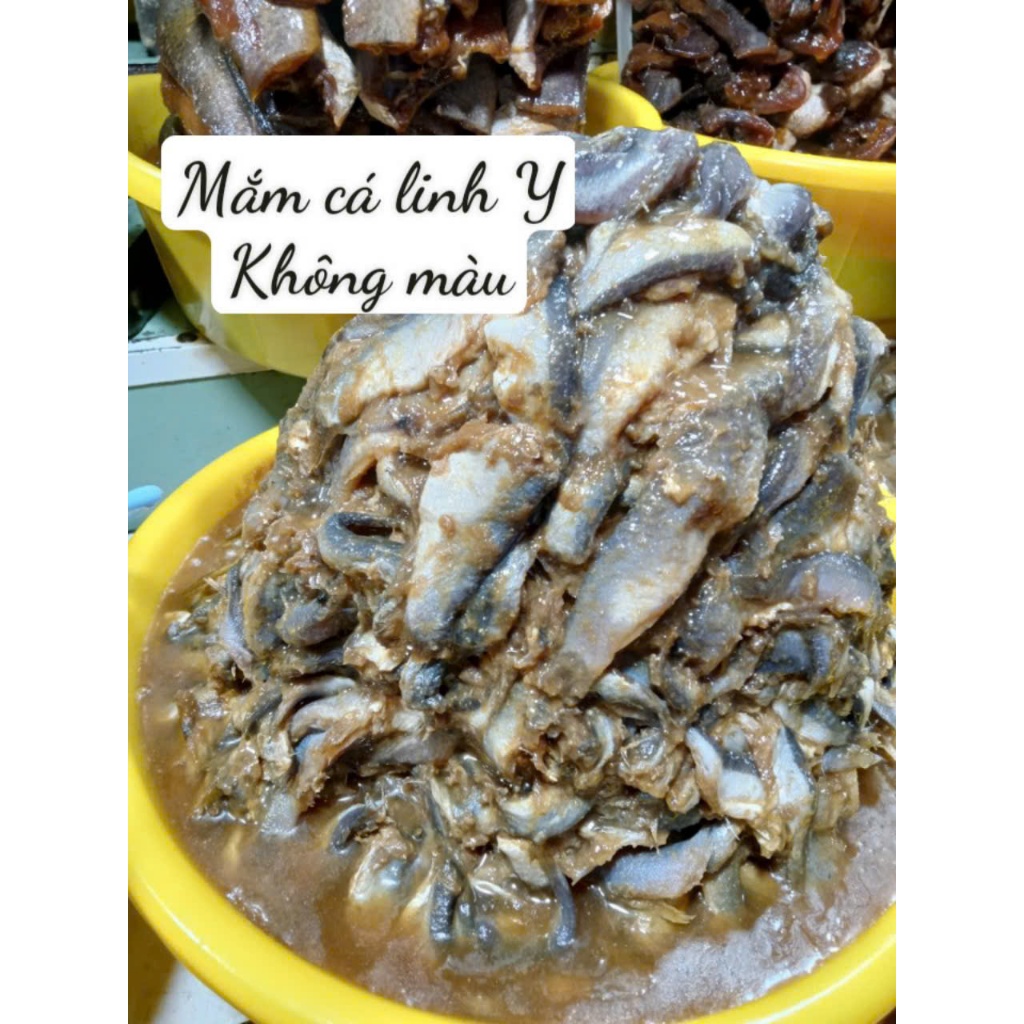 1kg gồm 0.5kg mắm cá linh + 0.5kg mắm cá sặc [MẮM Y, KHÔNG MÀU VỊ MẶN] Châu Đốc Thương Hiệu Bà Giáo 