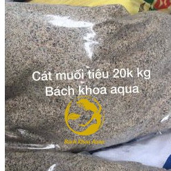 Cát muối tiêu thủy sinh – Nền cát trang trí bể cá cảnh, hạt nhỏ mịn