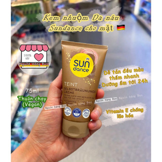  Kem nhuộm da nâu cho mặt Nội địa Đức - thuần chay tanning tắm nắng Sundance Đức 