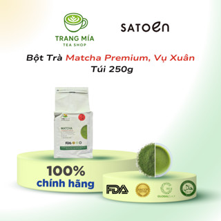 Satoen Matcha Premium (Xuân) - Chính hãng 100%- Size 250g