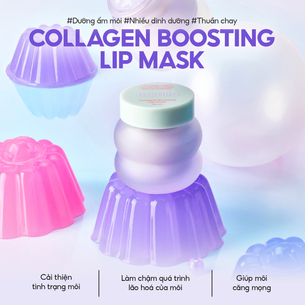 Mặt nạ dưỡng môi căng mọng Tocobo Collagen Boosting Lip Mask 20ml | BigBuy360 - bigbuy360.vn