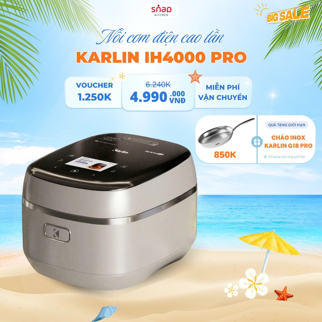 Nồi cơm cao tần KARLIN IH4000 PRO