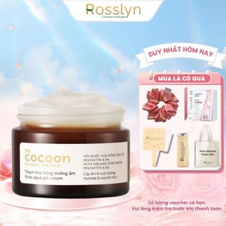  Thạch hoa hồng dưỡng ẩm  kem dưỡng ẩm  Cocoon cấp ẩm & nuôi dưỡng 30ml Rosslyn 